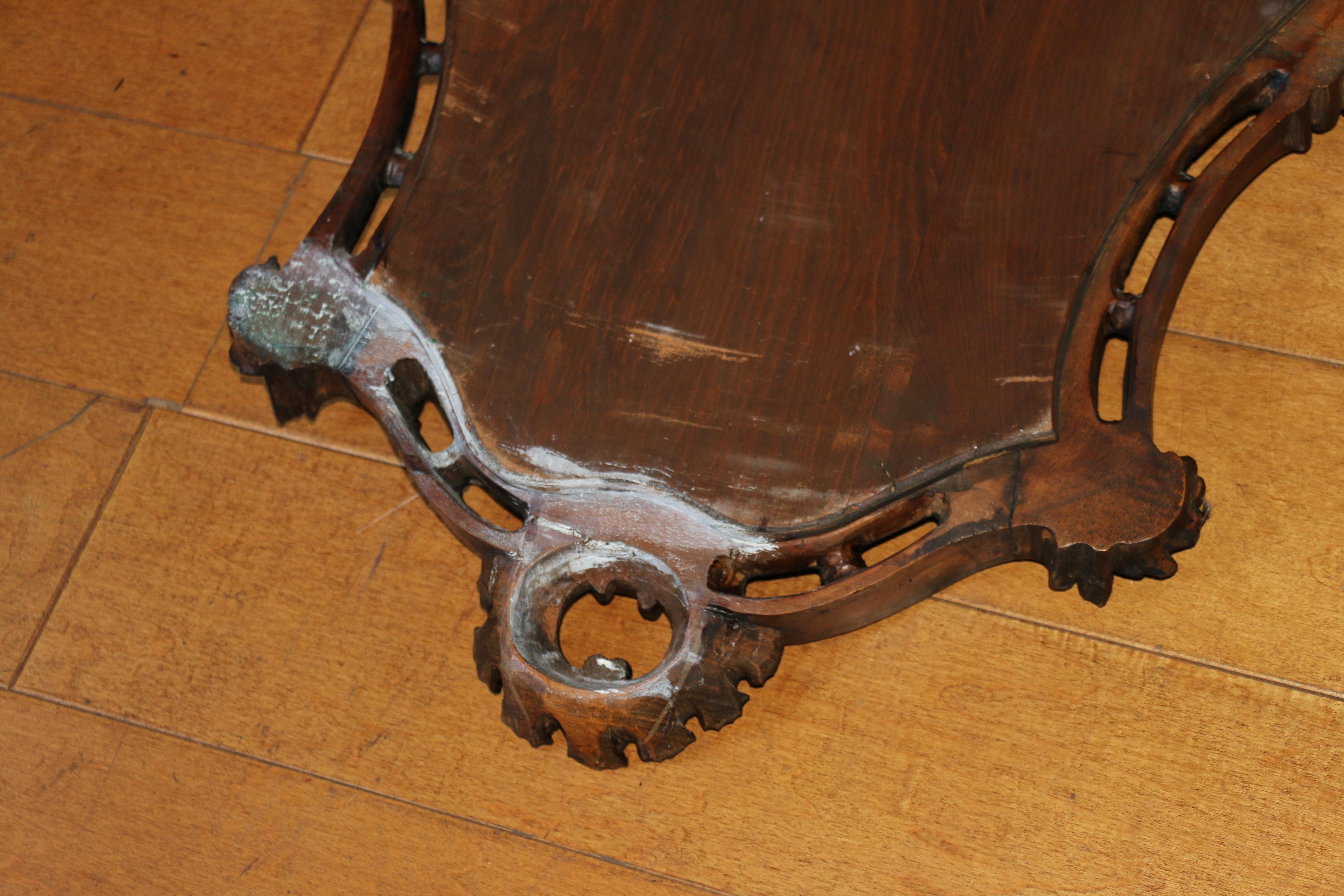 Antique Louis XV French Console Table With Mirror Set For Sale 4