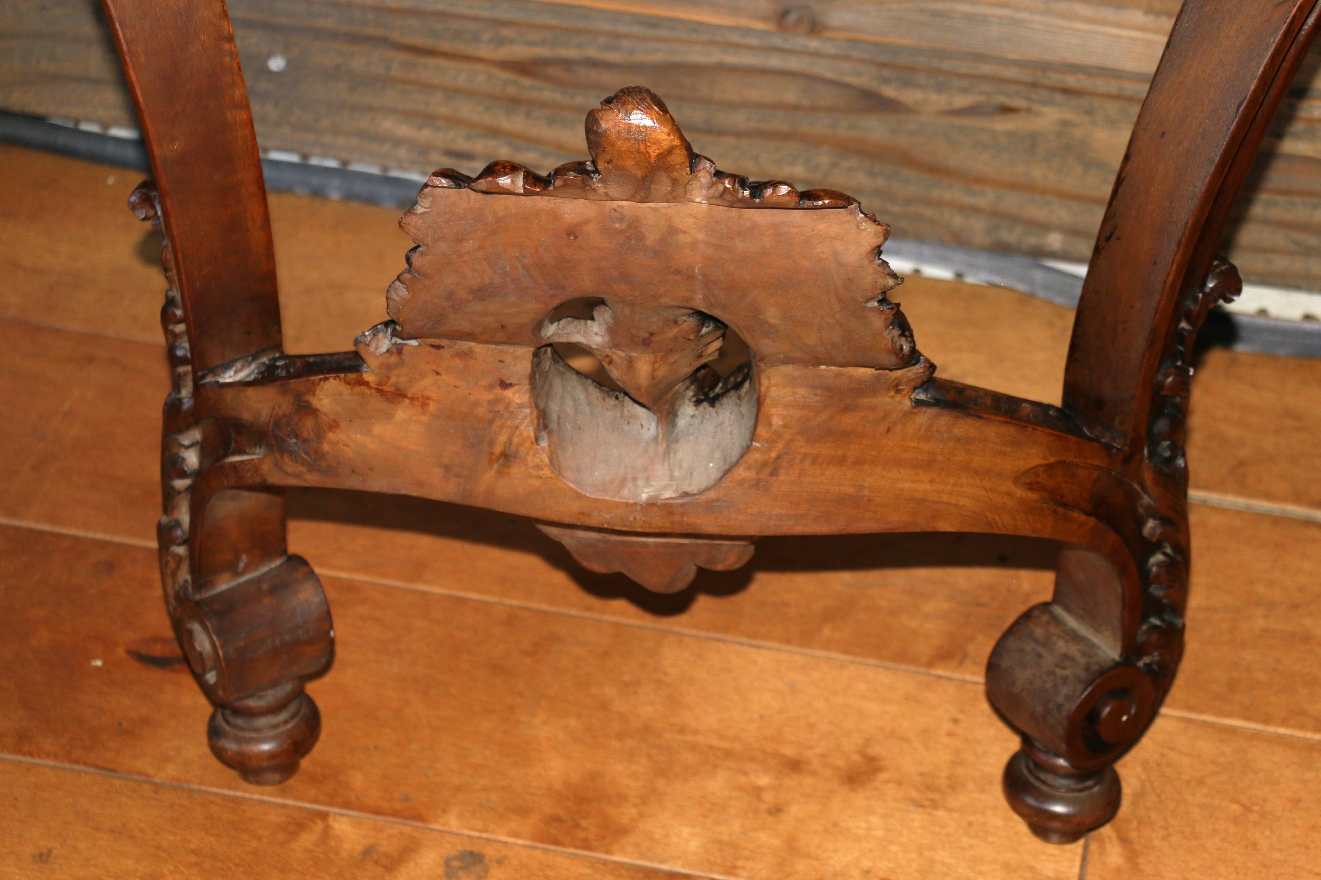 Antique Louis XV French Console Table With Mirror Set For Sale 9