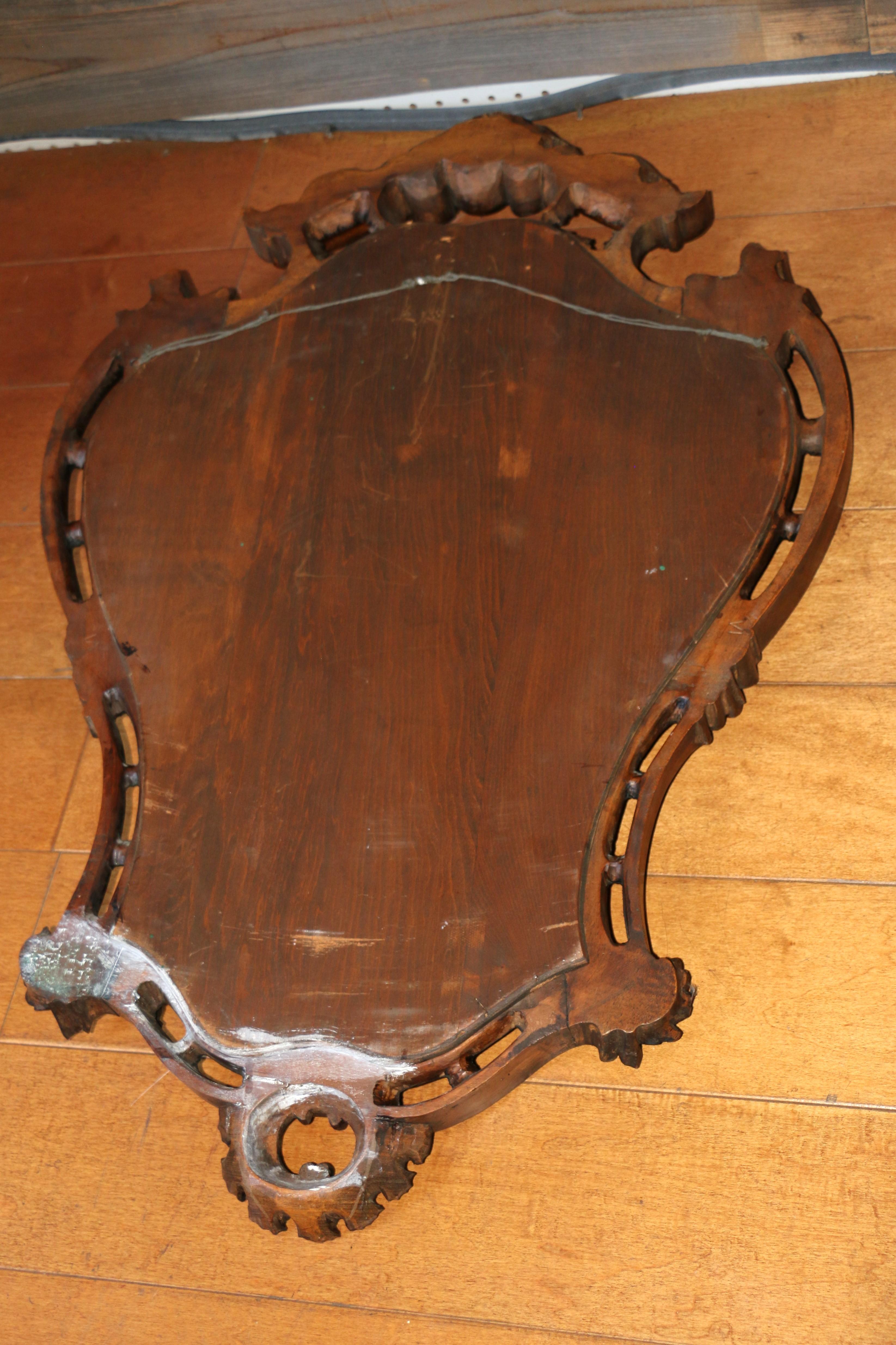 Antique Louis XV French Console Table With Mirror Set For Sale 2