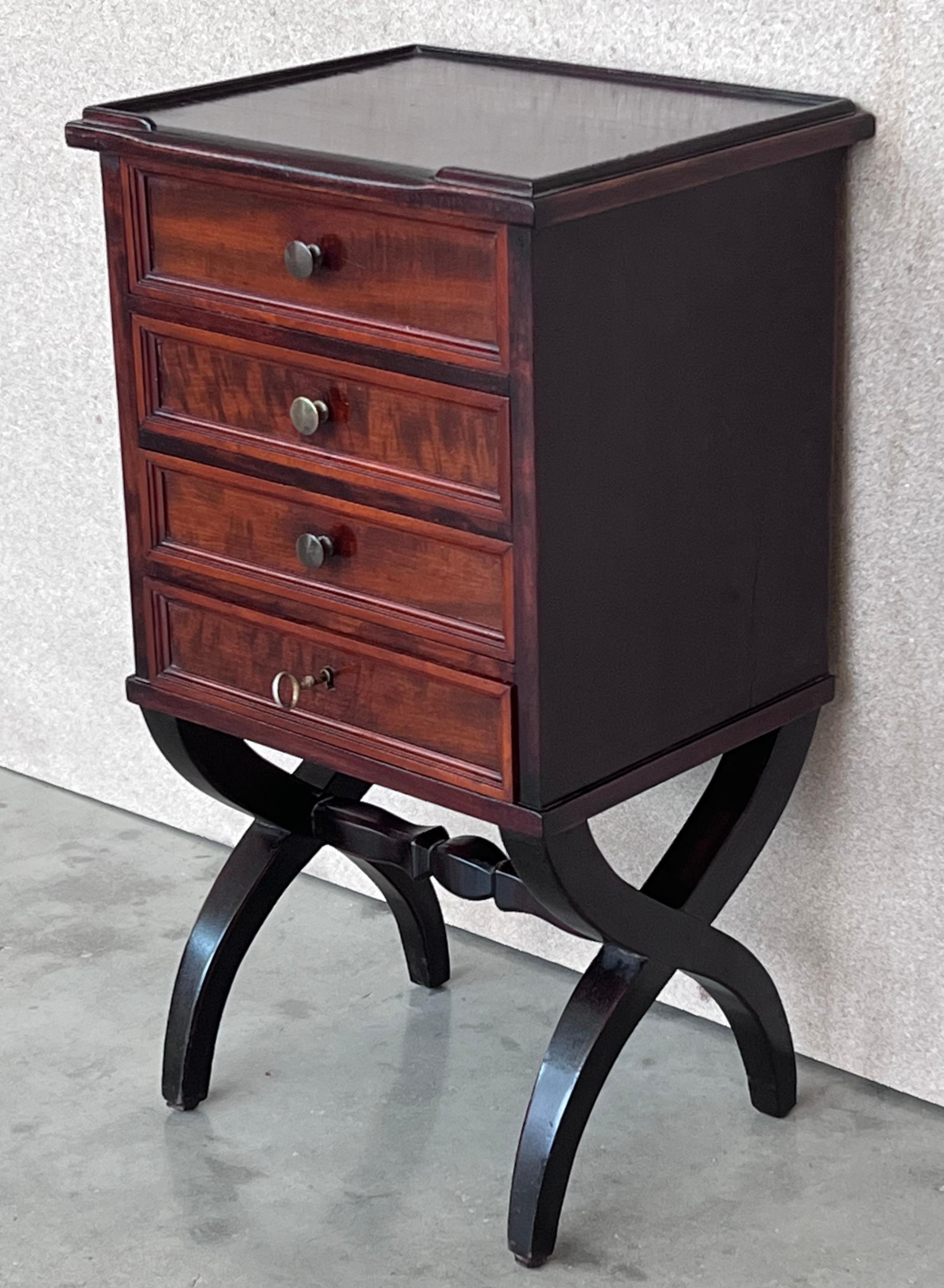 nightstand with lock