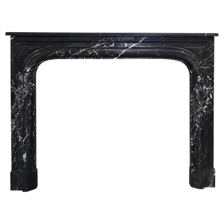 Antique French Louis XV marble fireplace 19th Century For Sale at 1stDibs