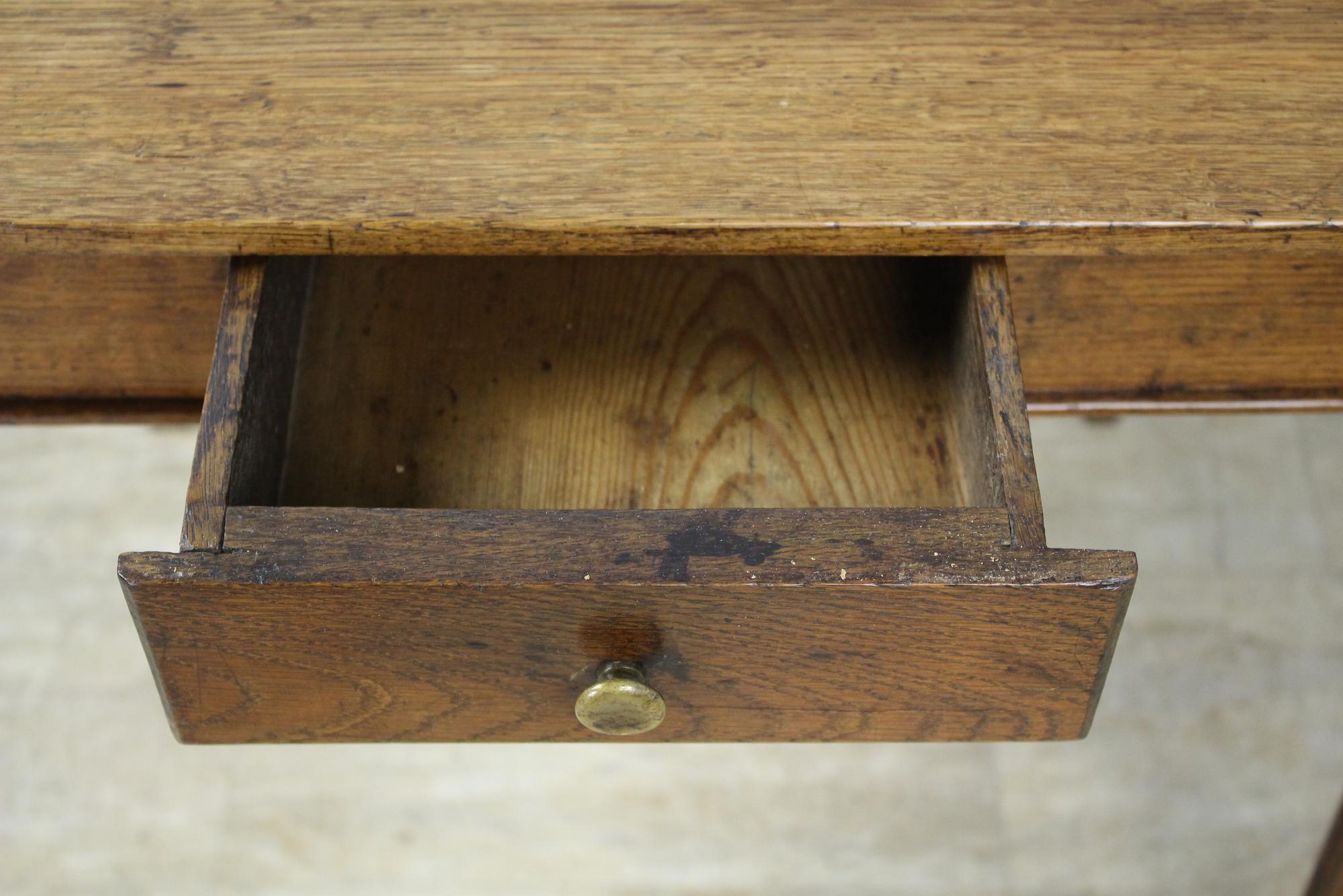 Antique Louis XV Oak Side Table 3