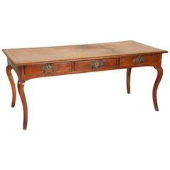 Antique Louis XV Provincial Style Bureau Plat