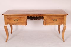 Antique Louis XV Provincial Style Fruit Wood Desk