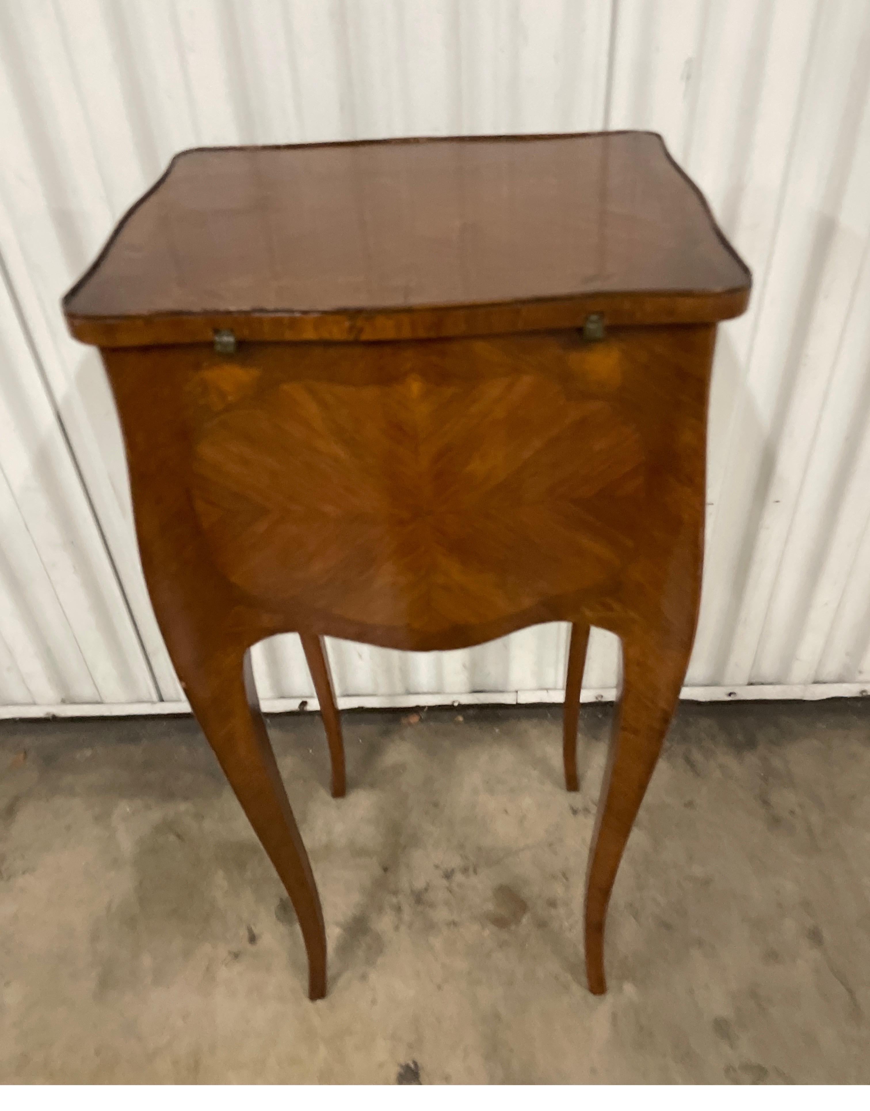 Antique Louis XV Sewing Table For Sale 2