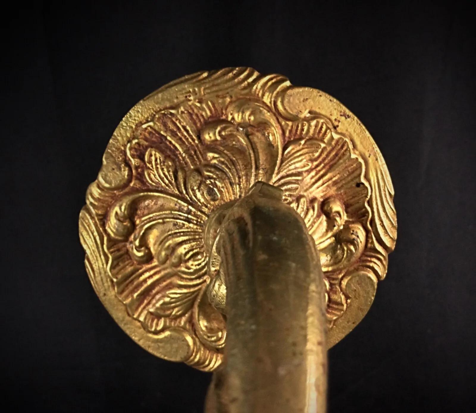 Antique Louis XV Style 8-Branch Chandelier – Solid Bronze - 2Y265 In Good Condition In Bordeaux, FR