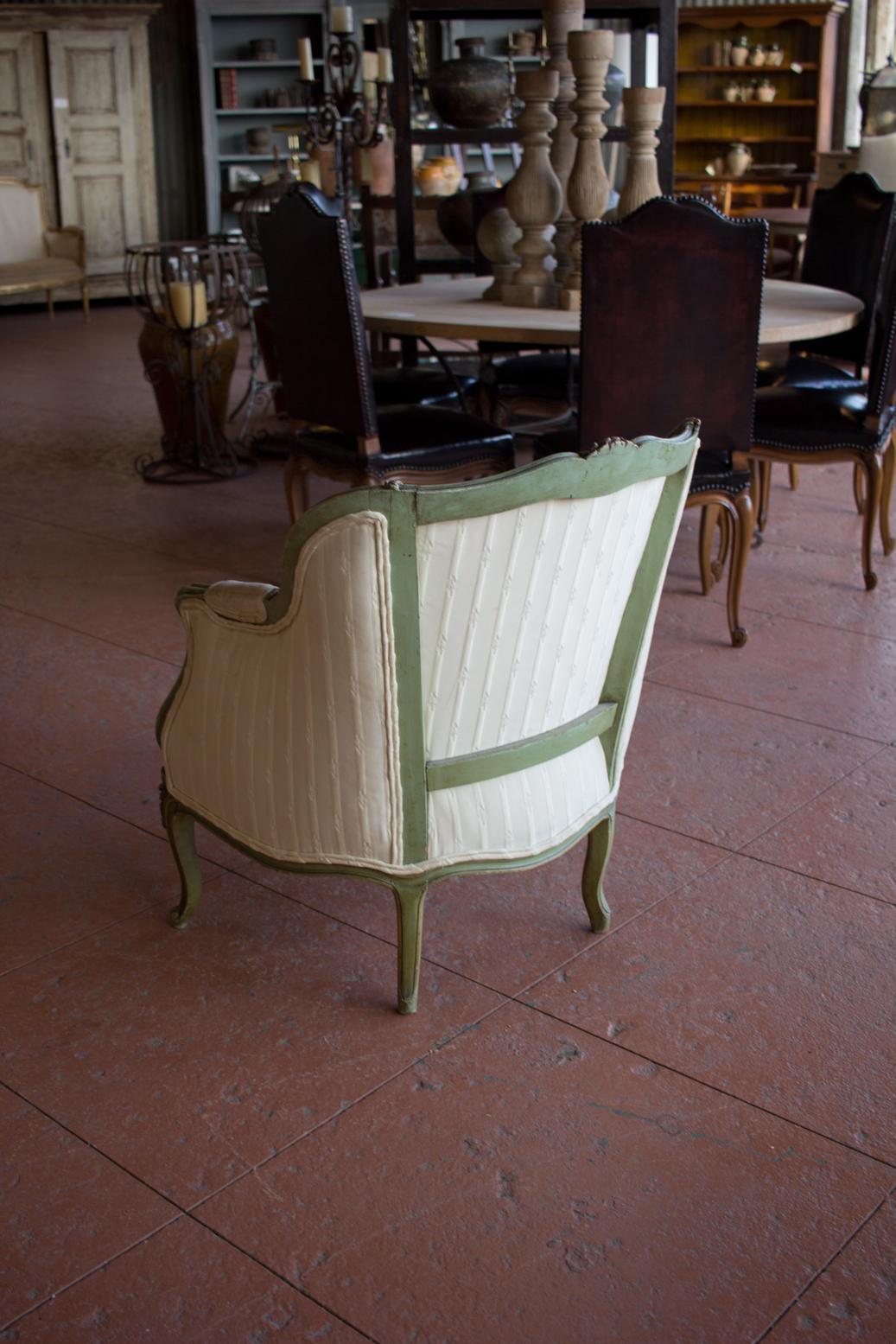 Antique Louis XV Style Bergère Chair 1