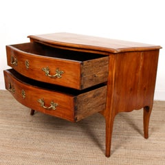 Antique Louis XV Style Commode Chest of Drawers 19th Century Bombe
