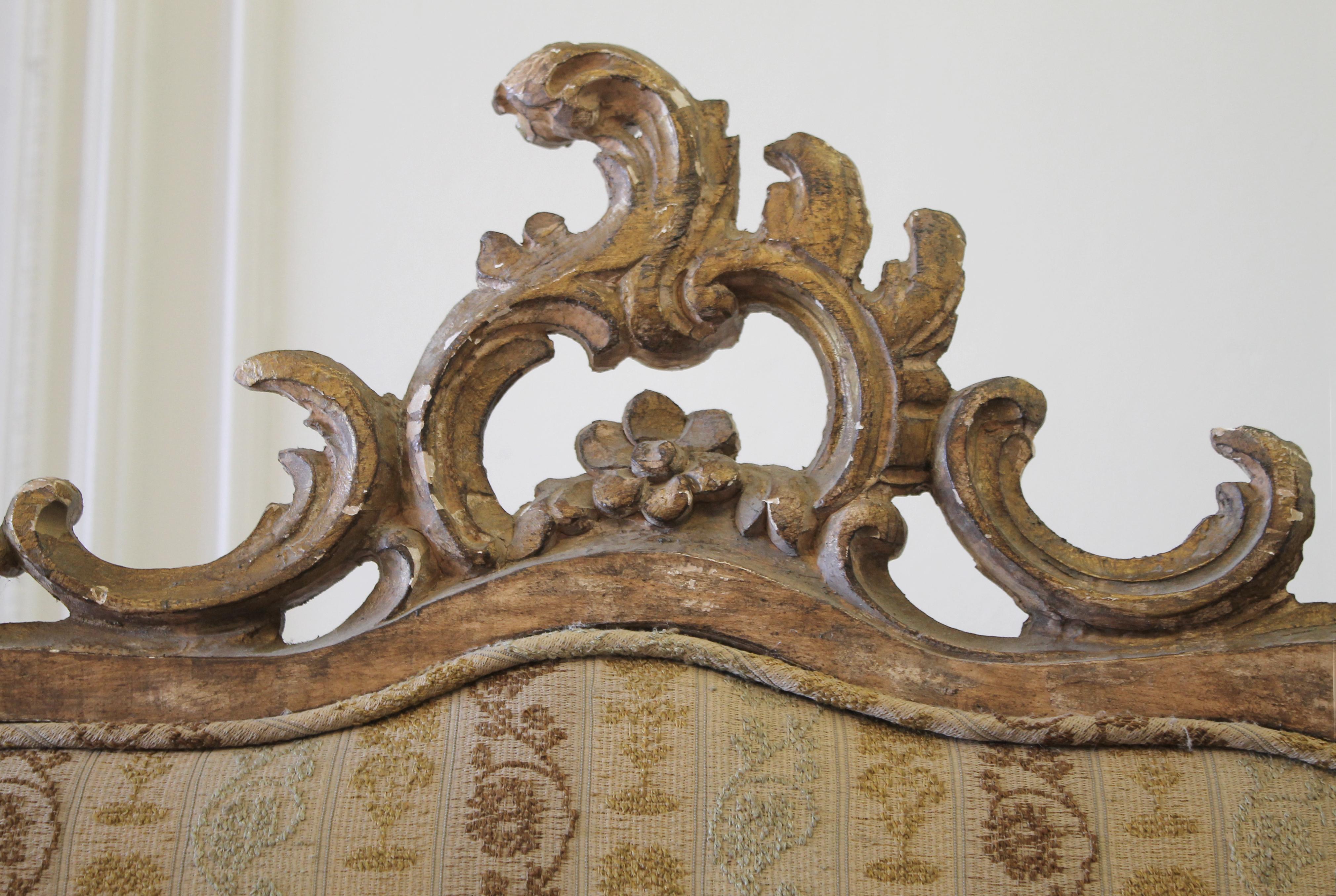 Antiker französischer Raumteiler im Louis XV Stil mit Spiegel (Louis XV.)