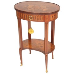 Antique Louis XV Style Inlaid Occasional Table