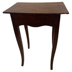 Antique Louis XV Style Inlaid Side Table
