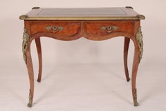 Antique Louis XV Style Leather Top Desk