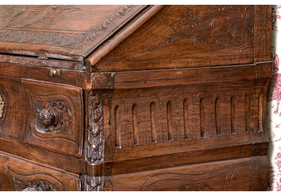 Antica scrivania in stile Luigi XV in Oak in vendita 14