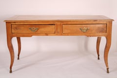 Antico scrittoio provinciale in stile Luigi XV in legno di frutto