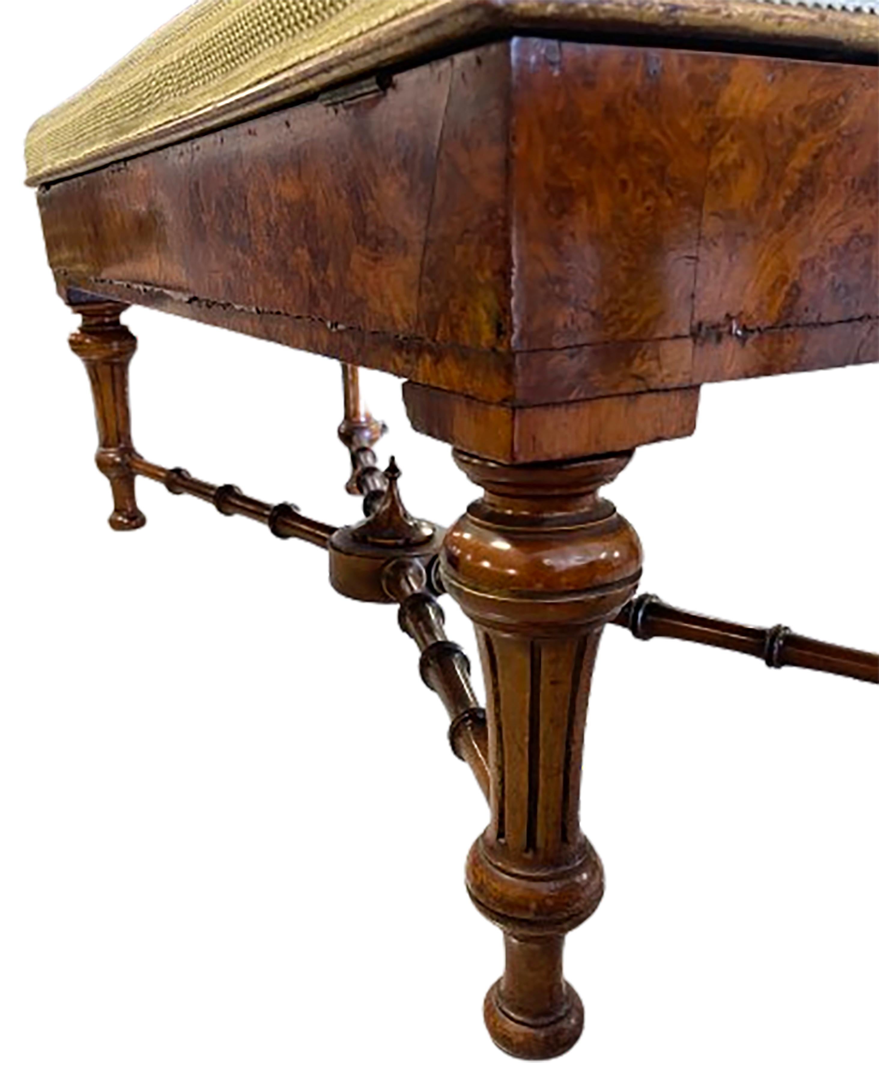 19th Century Antique Louis XVI Bench For Sale