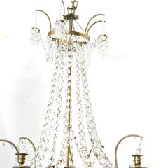 Antique Louis XVI Crystal Chandelier