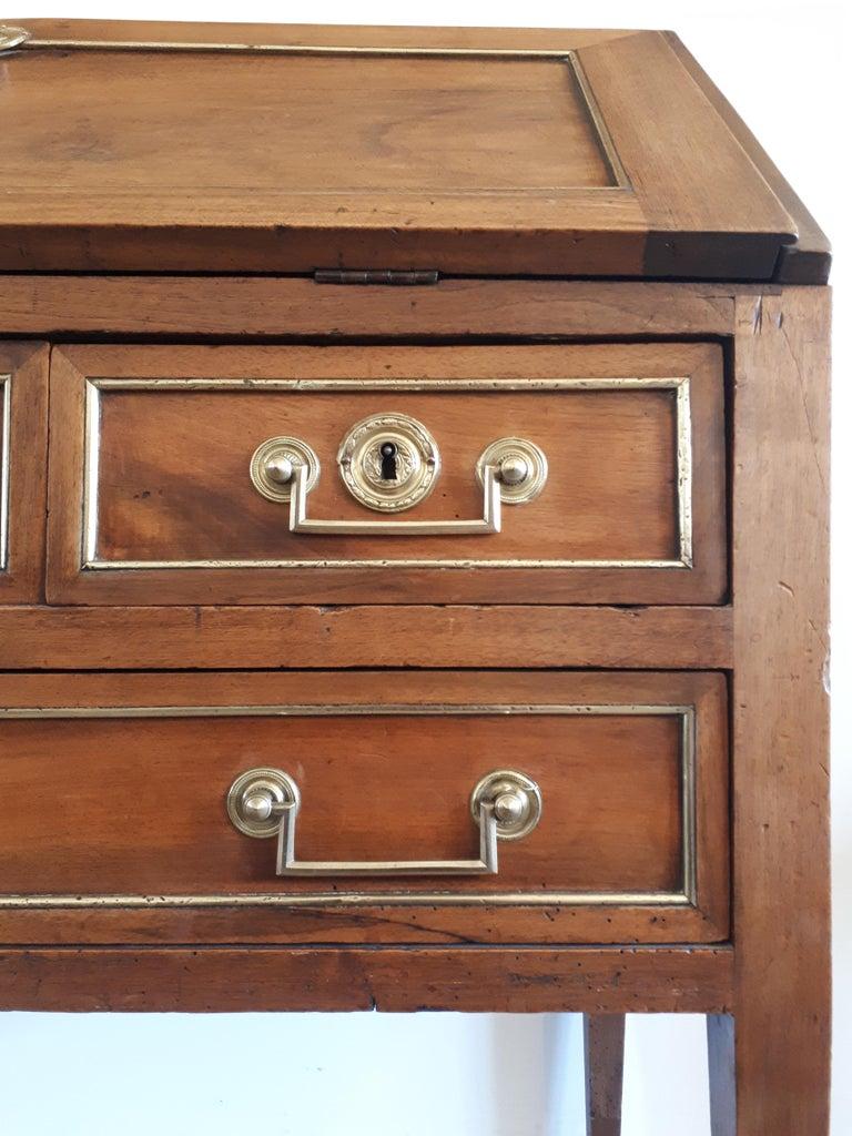 French Antique Louis XVI Desk Cabinet 