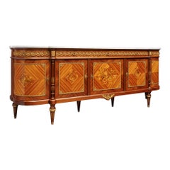 Antique Louis XVI French Grand Buffet Enfilade