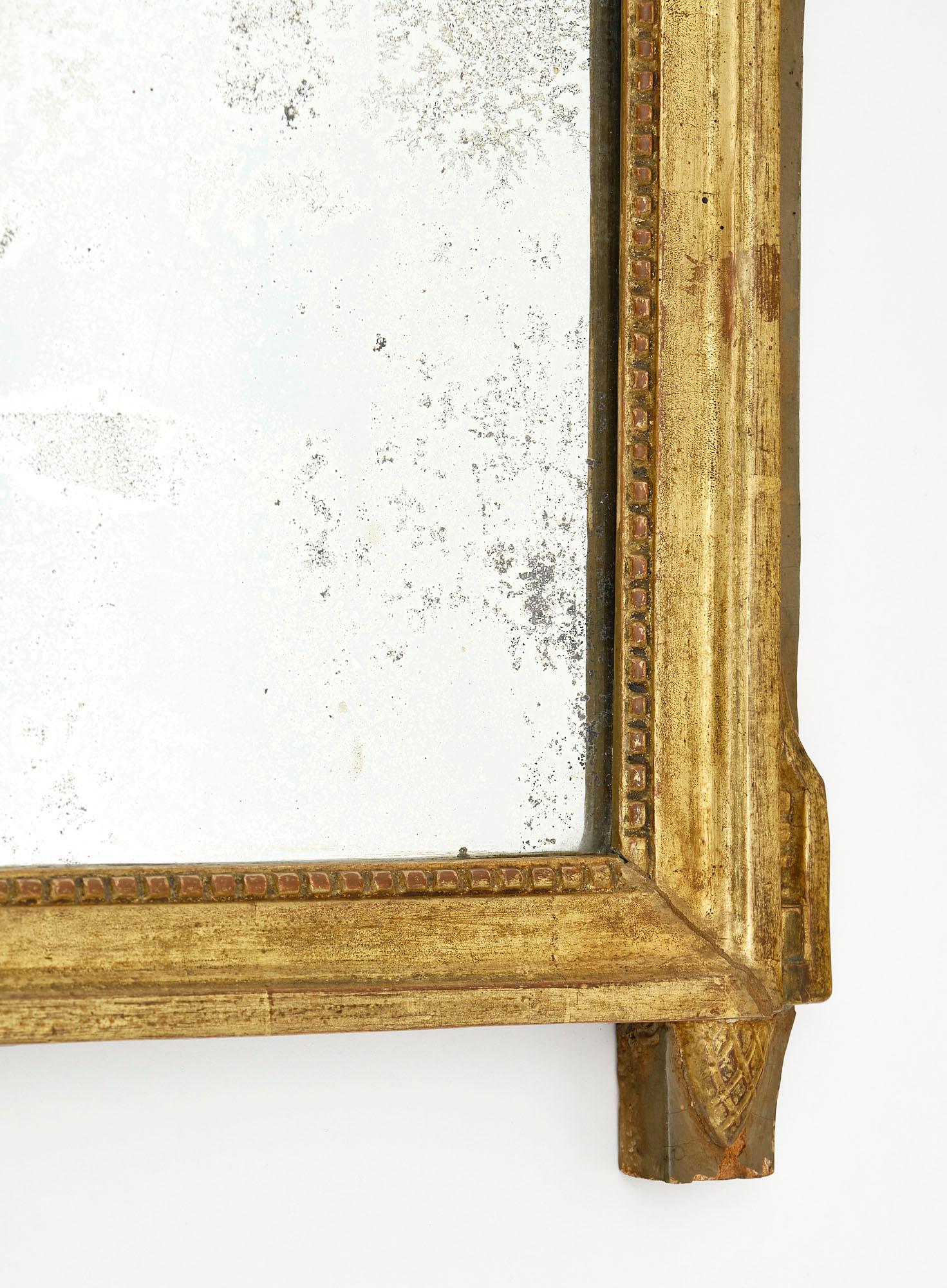 Fin du XVIIIe siècle Miroir français ancien Louis XVI en vente