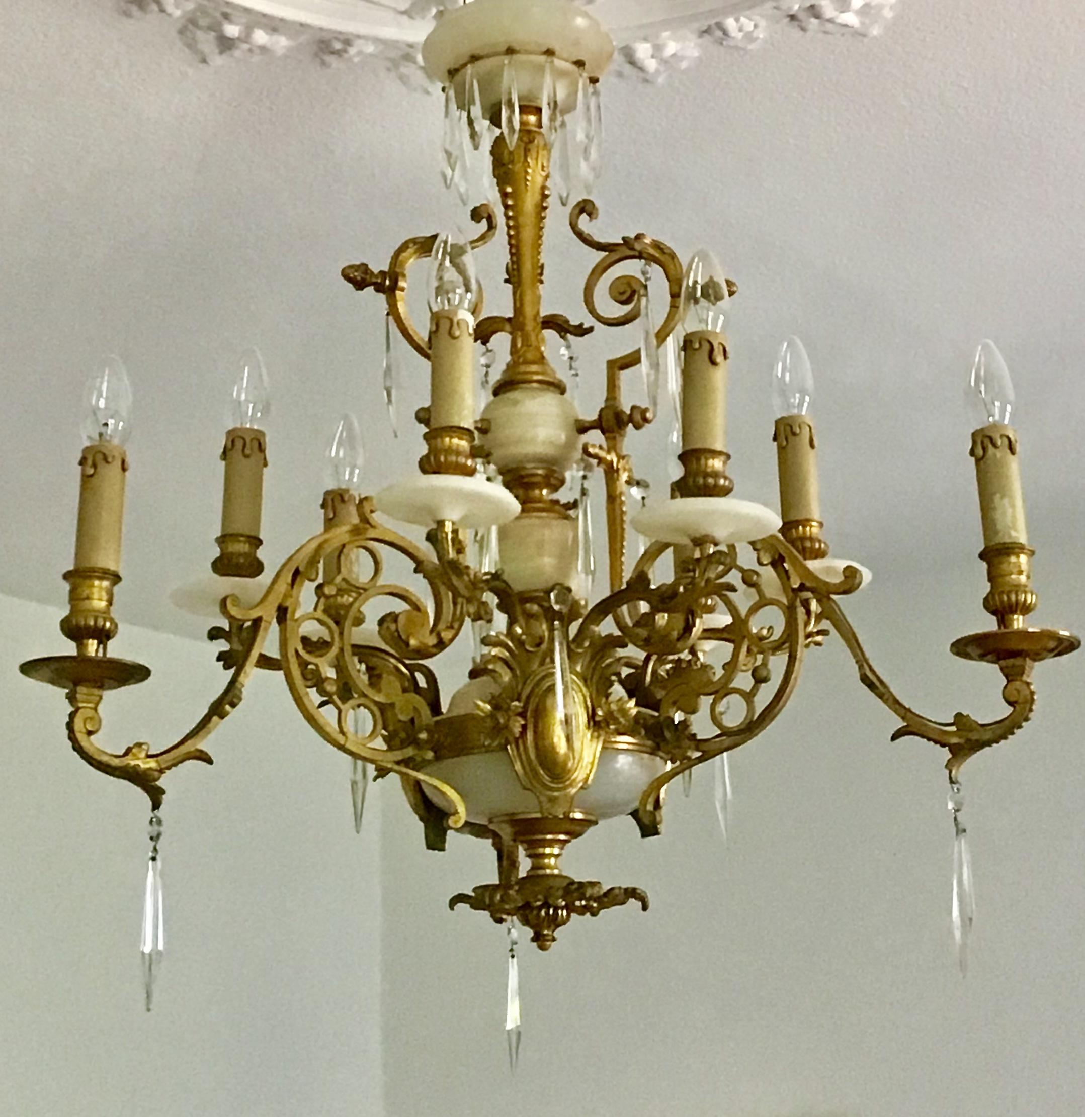 marble chandeliers