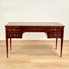 Antique Louis XVI Leather Top Desk