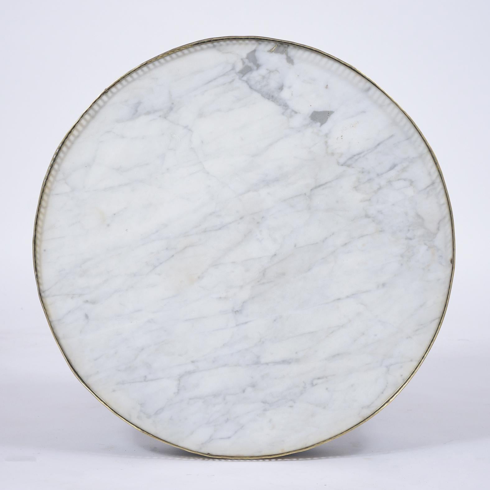 Antique Louis XVI Marble-Top Side Table 4