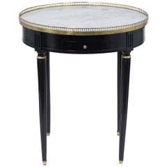 Antique Louis XVI Marble-Top Side Table