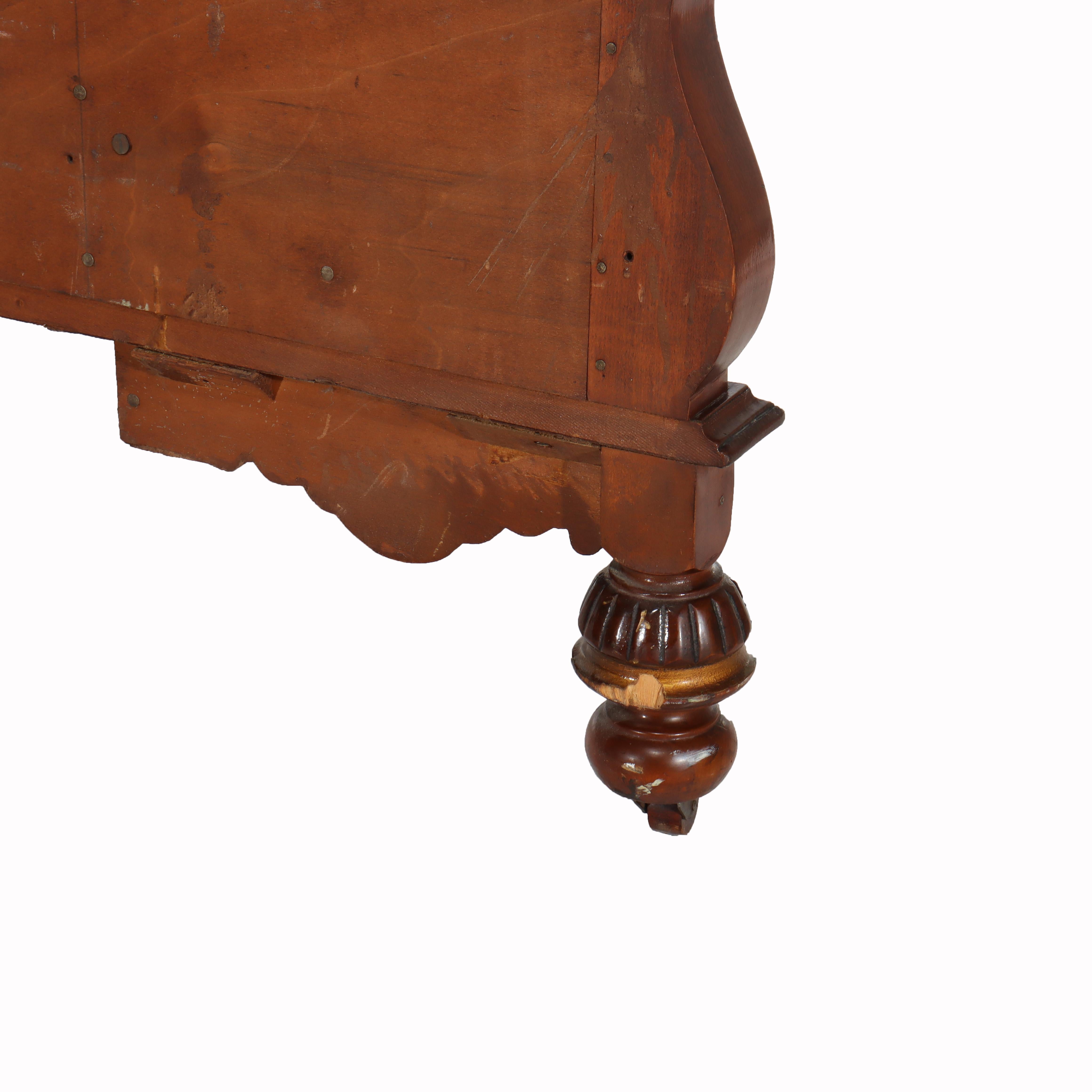 Ancien meuble-lavabo Louis XVI en acajou doré, satiné et érable piqué, vers 1930 en vente 3