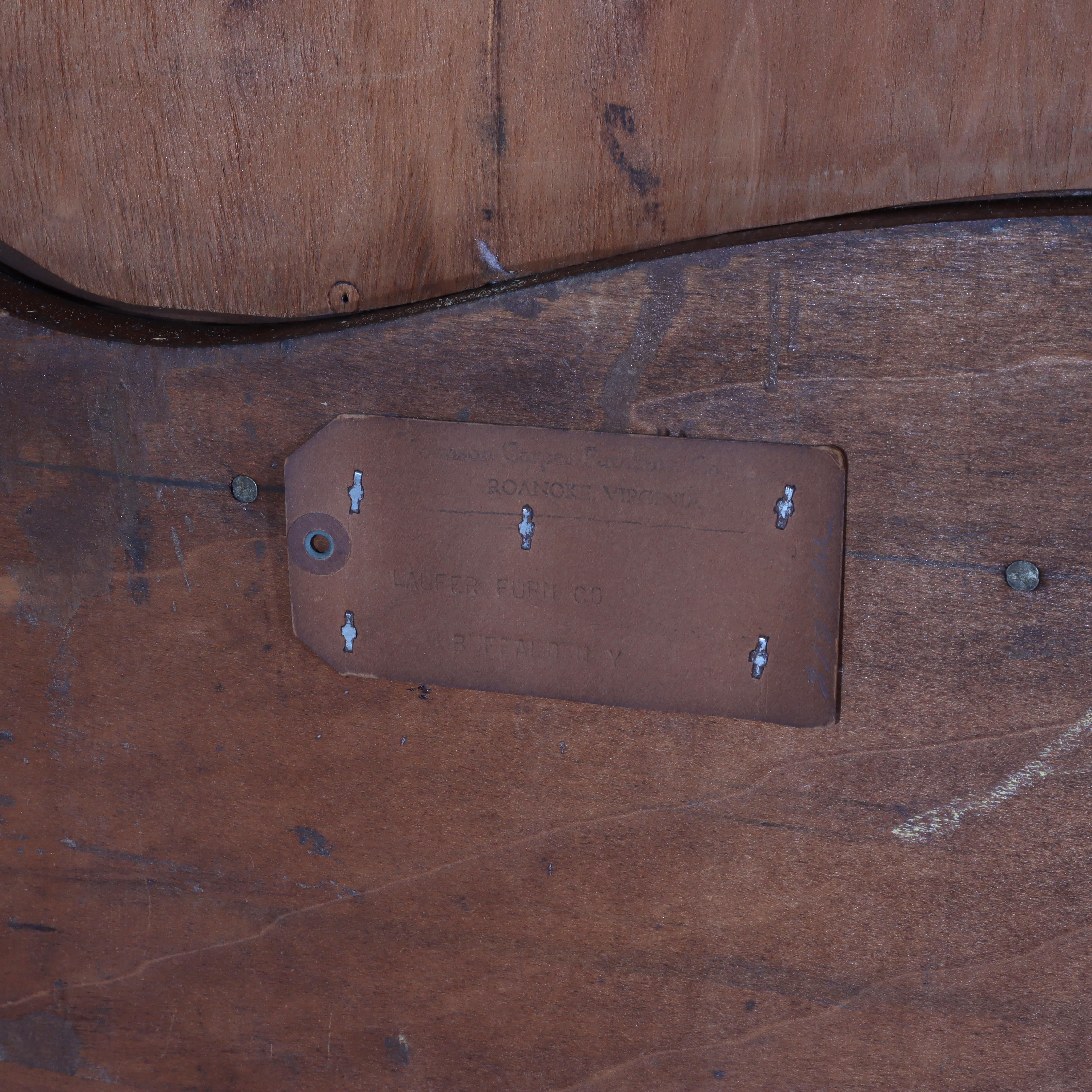 Ancien meuble-lavabo Louis XVI en acajou doré, satiné et érable piqué, vers 1930 en vente 4