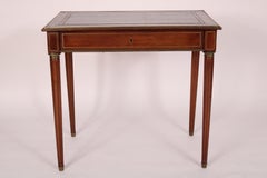 Antique Louis XVI Style Brass Mounted Mahogany Writing table