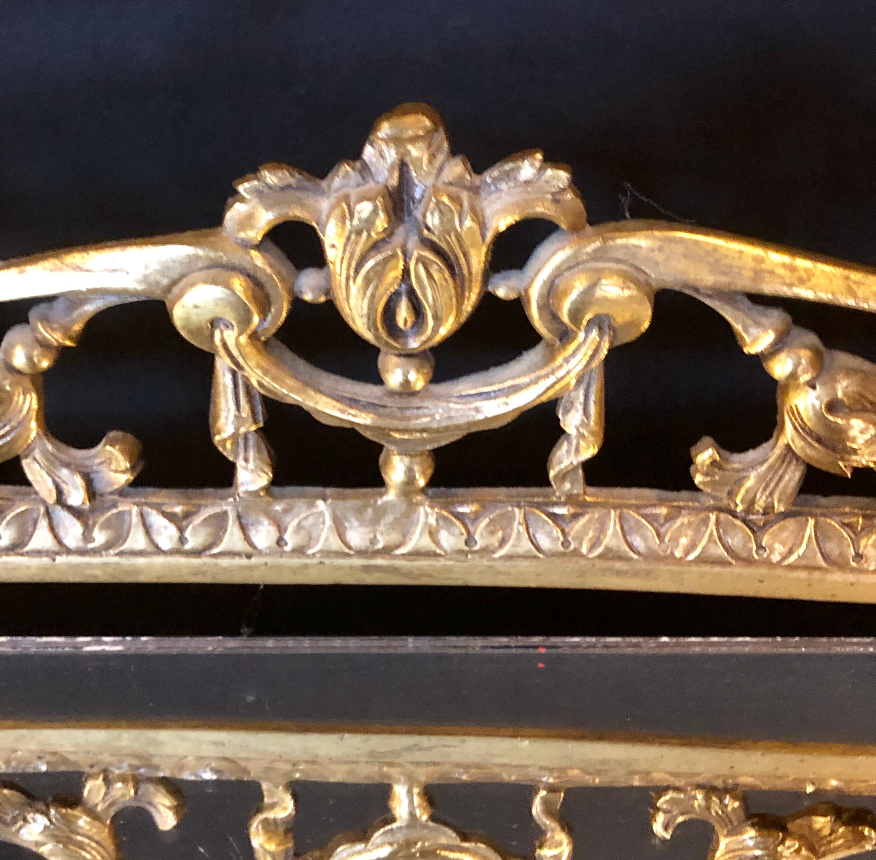 Antique Louis XVI Style Bronze / Glass Vitrine Cabinet or Nightstand 7