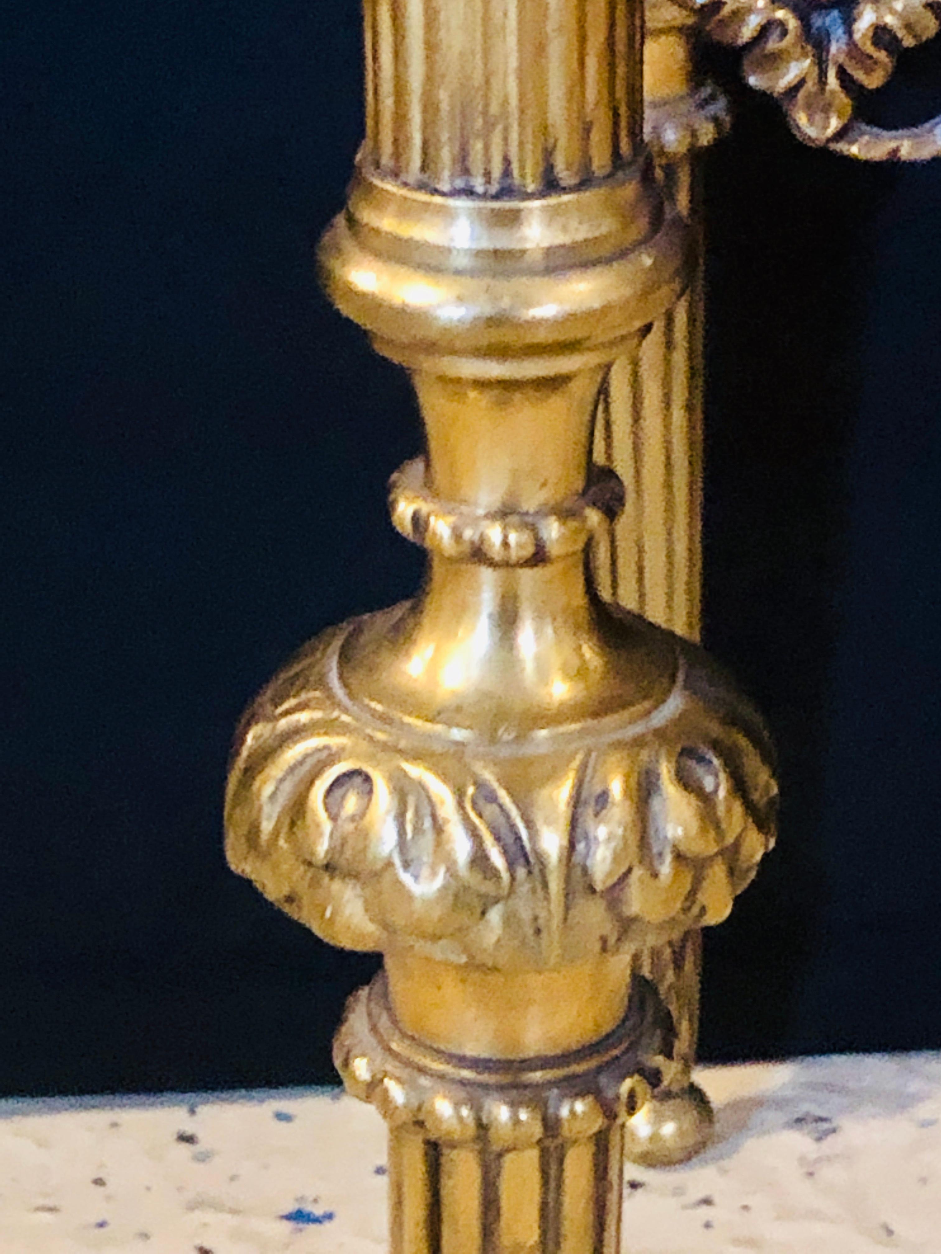 Antique Louis XVI Style Bronze / Glass Vitrine Cabinet or Nightstand 15