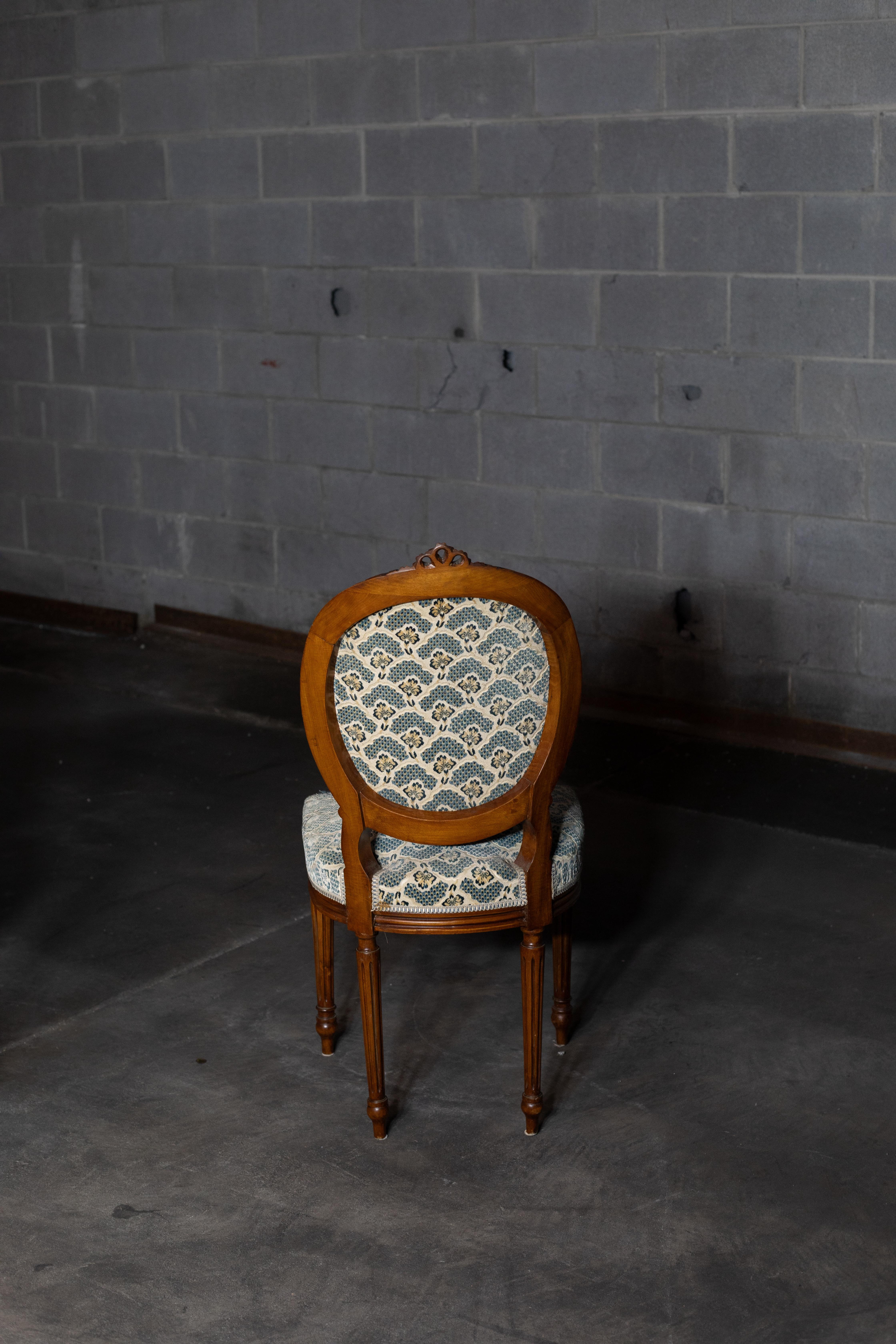 XIXe siècle Chaises anciennes de style Louis XVI (ensemble de 4) en vente