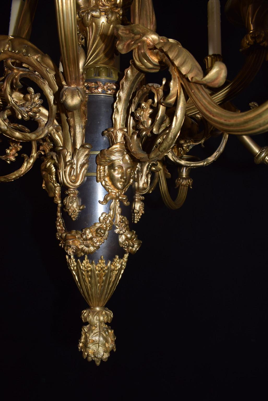 Antique Louis XVI Style Chandelier For Sale 1