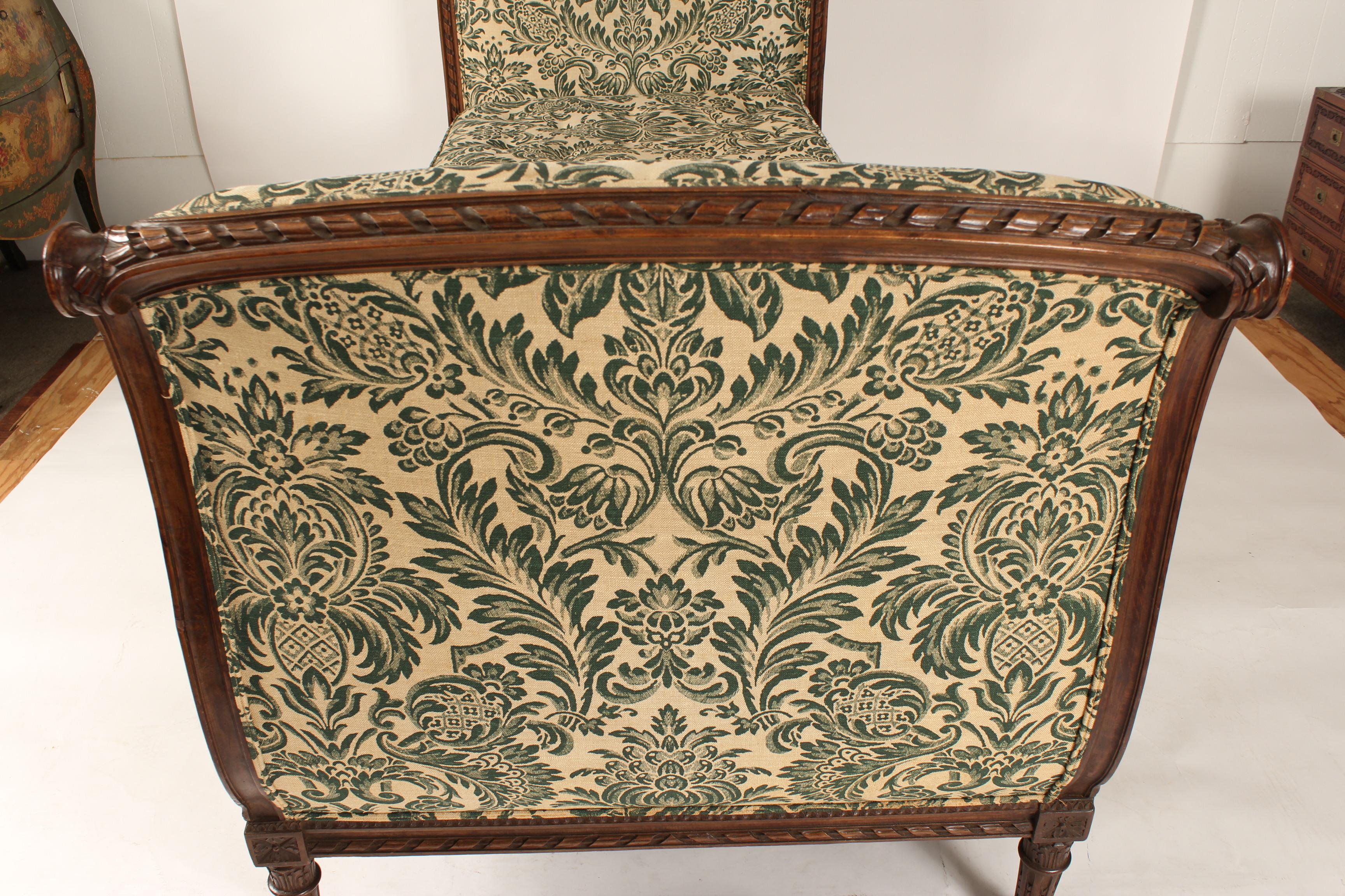 Upholstery Antique Louis XVI Style Daybed