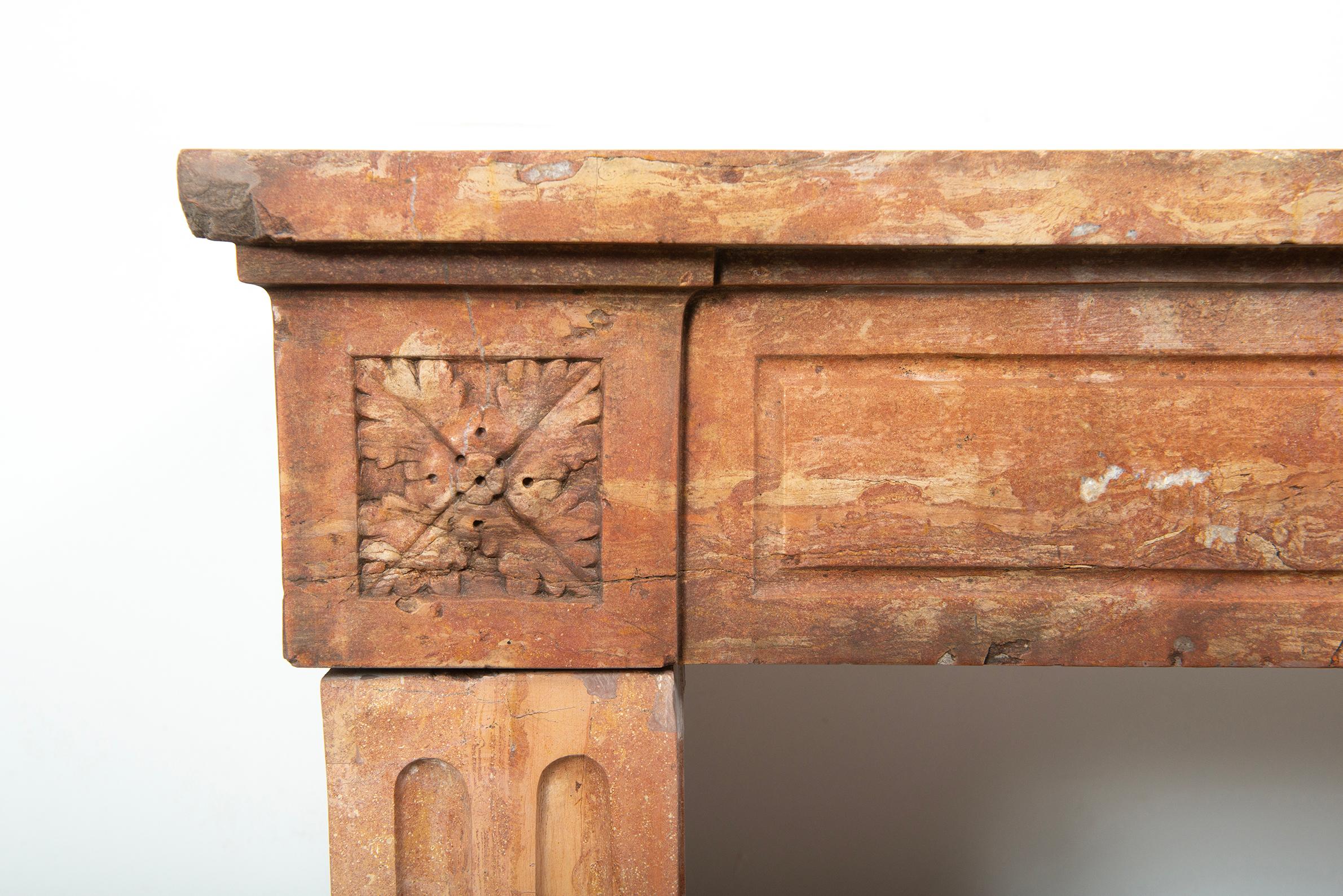 Antique Louis XVI-style Fireplace Mantel For Sale 6