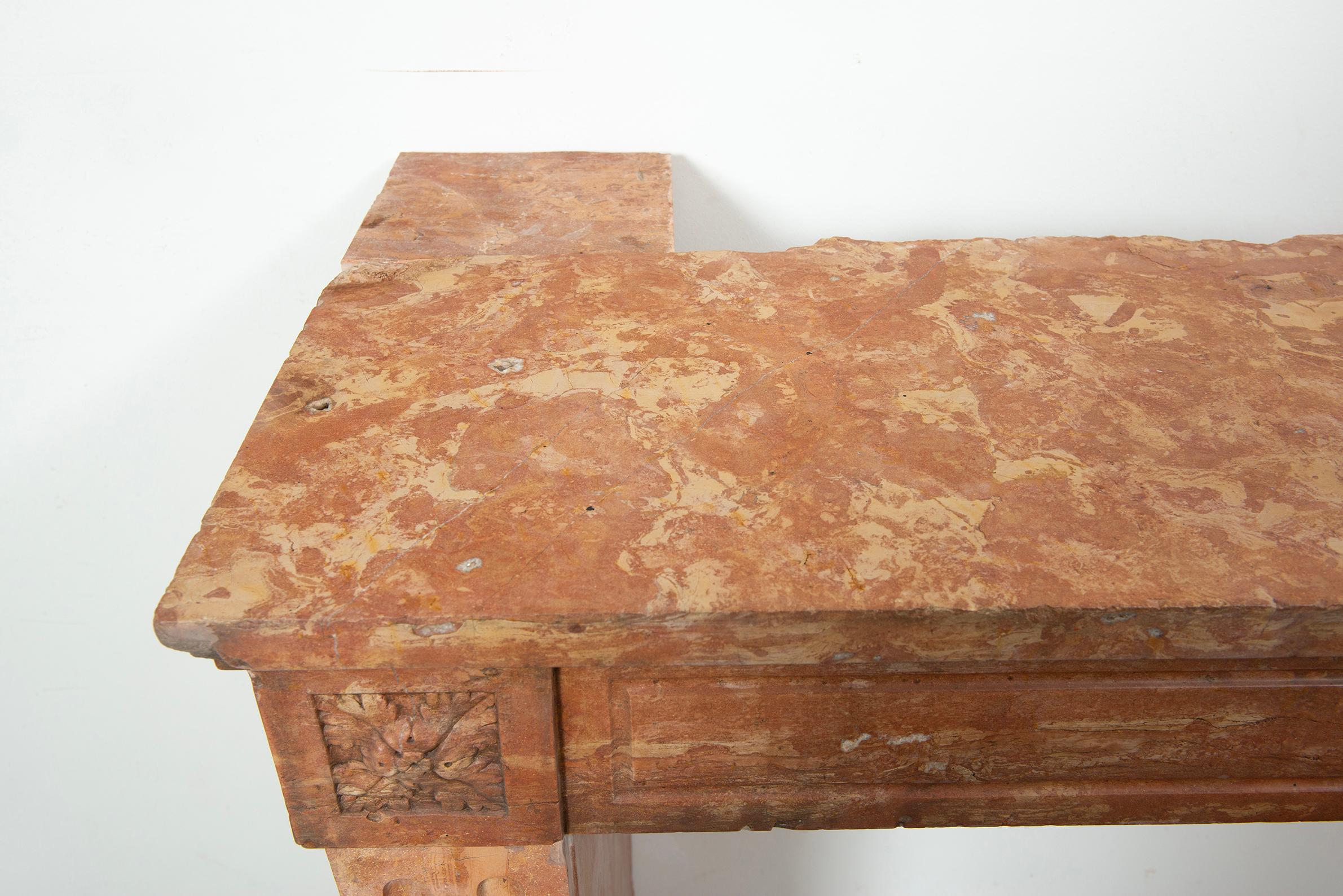 Antique Louis XVI-style Fireplace Mantel For Sale 7