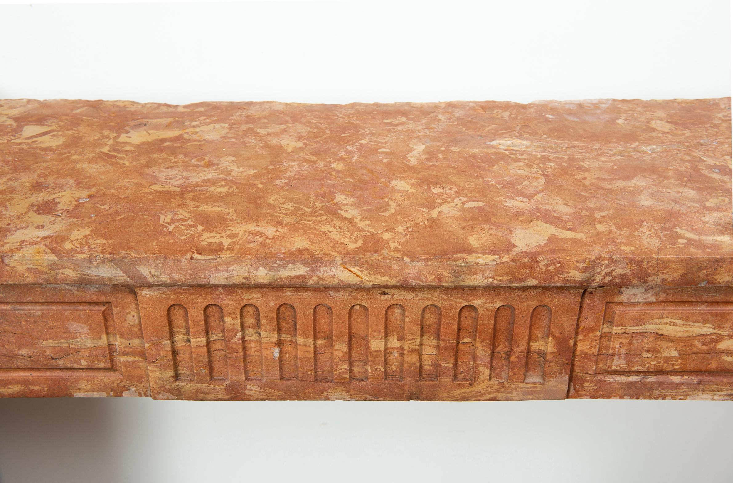 Antique Louis XVI-style Fireplace Mantel For Sale 8