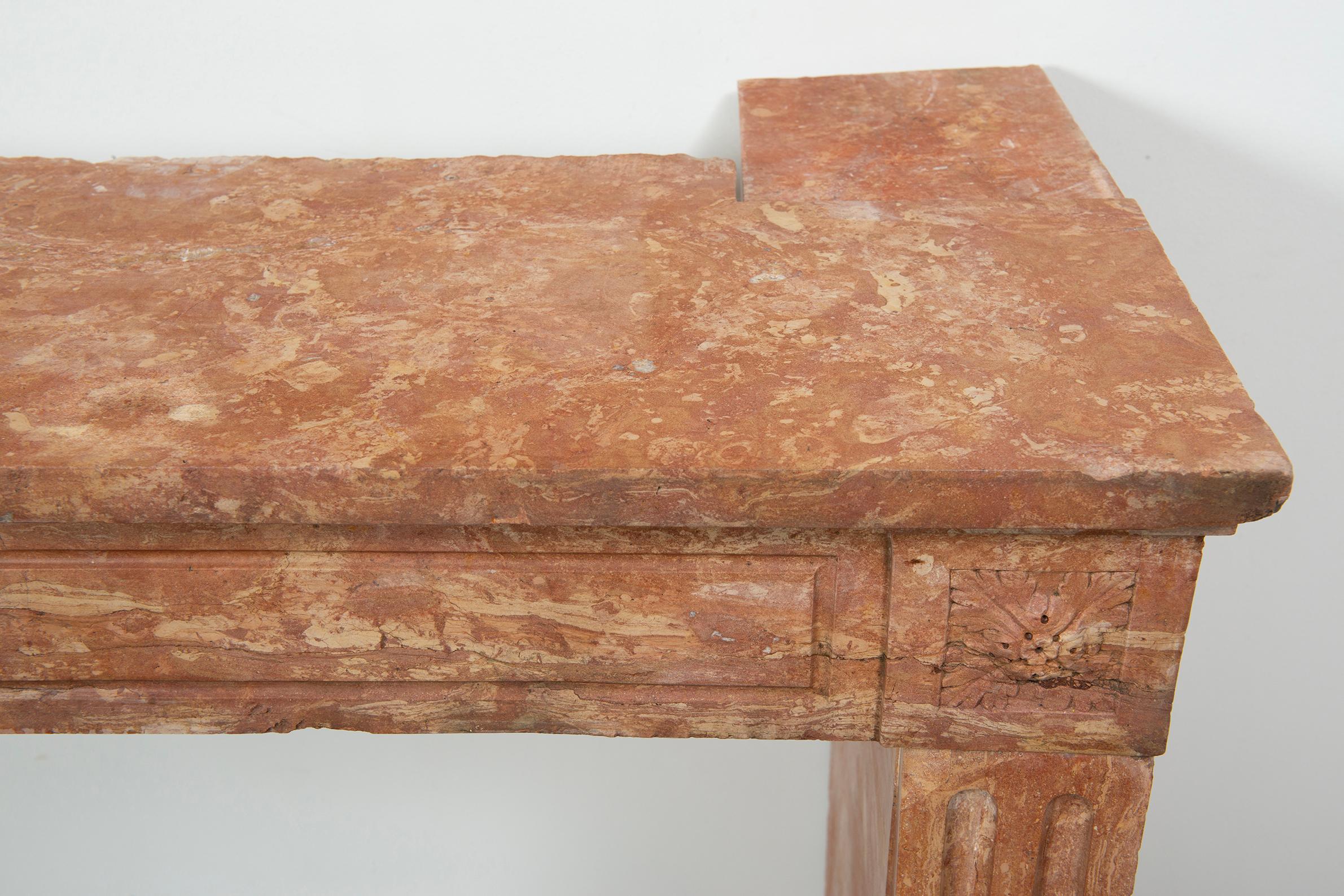 Antique Louis XVI-style Fireplace Mantel For Sale 9