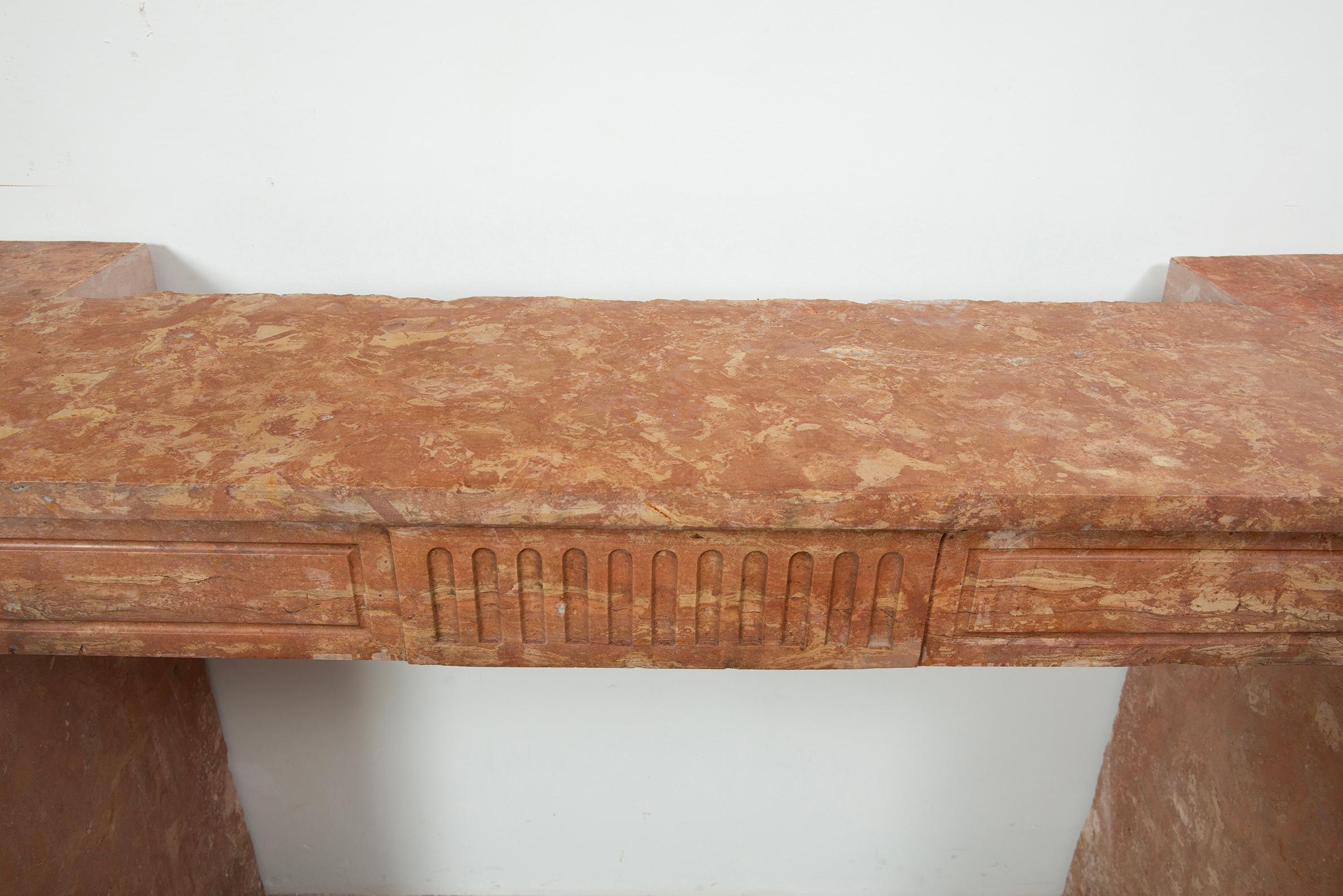 Antique Louis XVI-style Fireplace Mantel For Sale 10