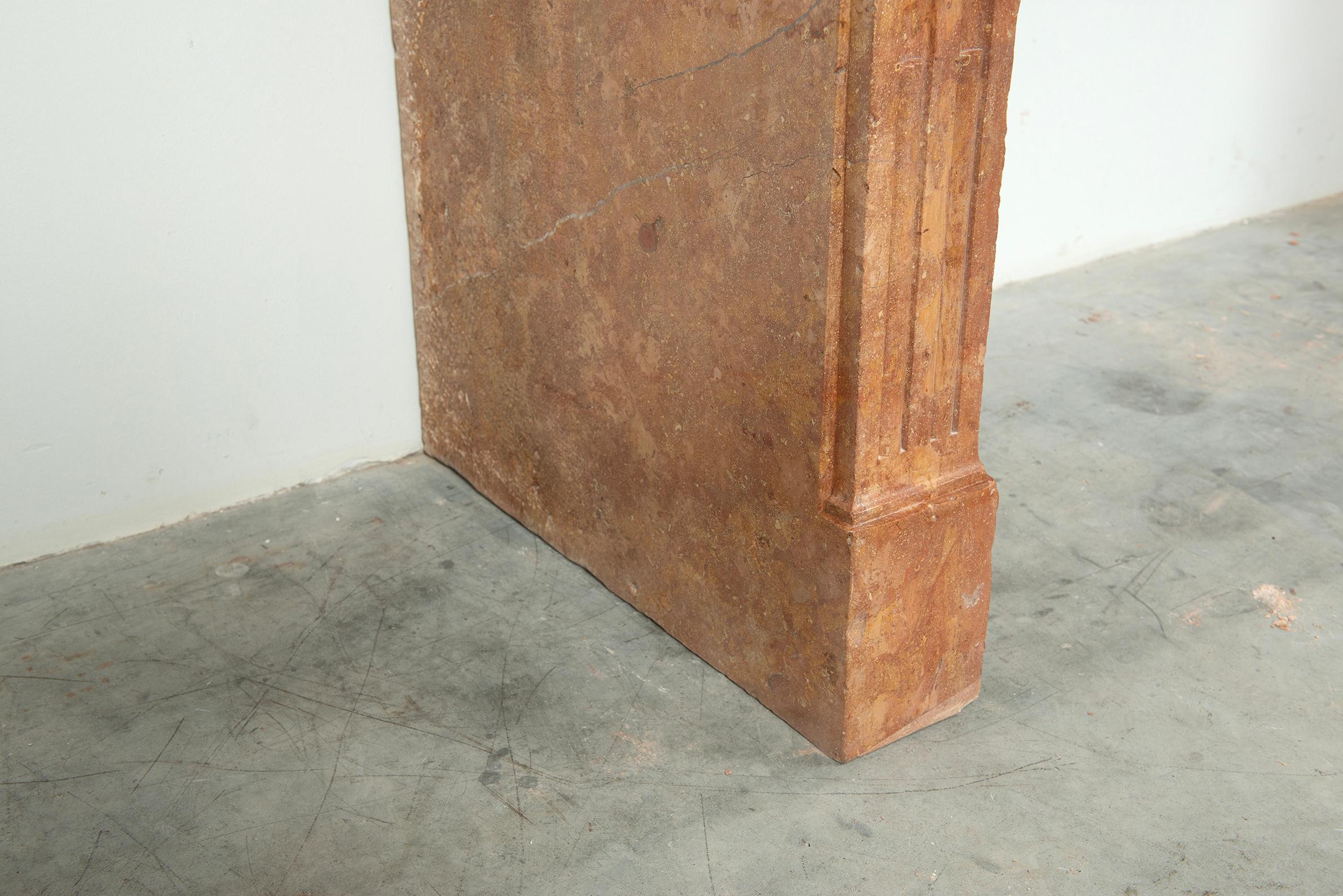 Antique Louis XVI-style Fireplace Mantel For Sale 3