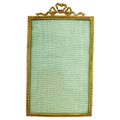 Antique Louis XVI Style French Gilt Bronze Picture Frame, 19th Century