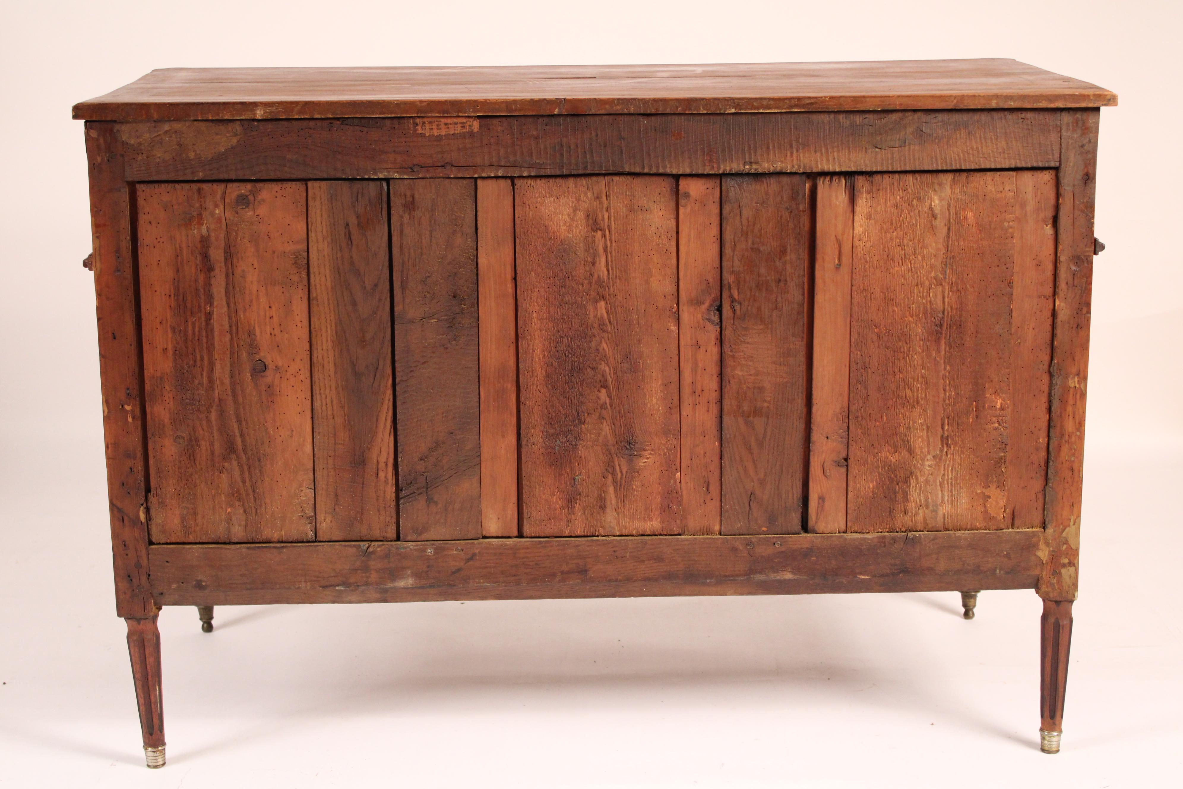 Antico cassettone in legno di frutta in stile Luigi XVI in vendita 7