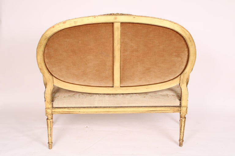 Banquette Banc En Bois Style Louis XV - Feuille D'Or, Aristocratie Française