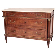 Antique Louis XVI Style Mahogany Chest Of Drawers
