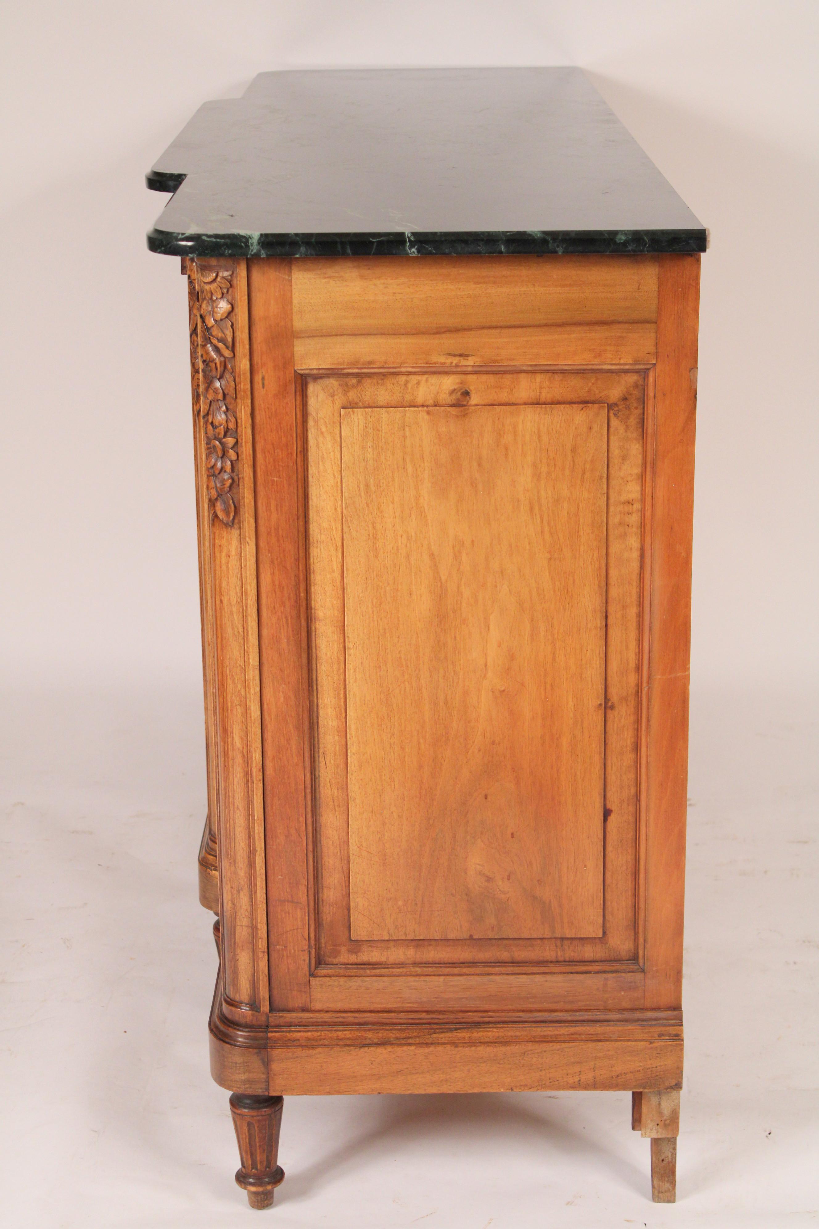 Early 20th Century Antique Louis XVI Style Marble Top Buffet
