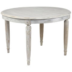 Antique Louis XVI Style Painted Dining Table