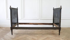 Antique Louis XVI Style Painted French Twin Size Daybed