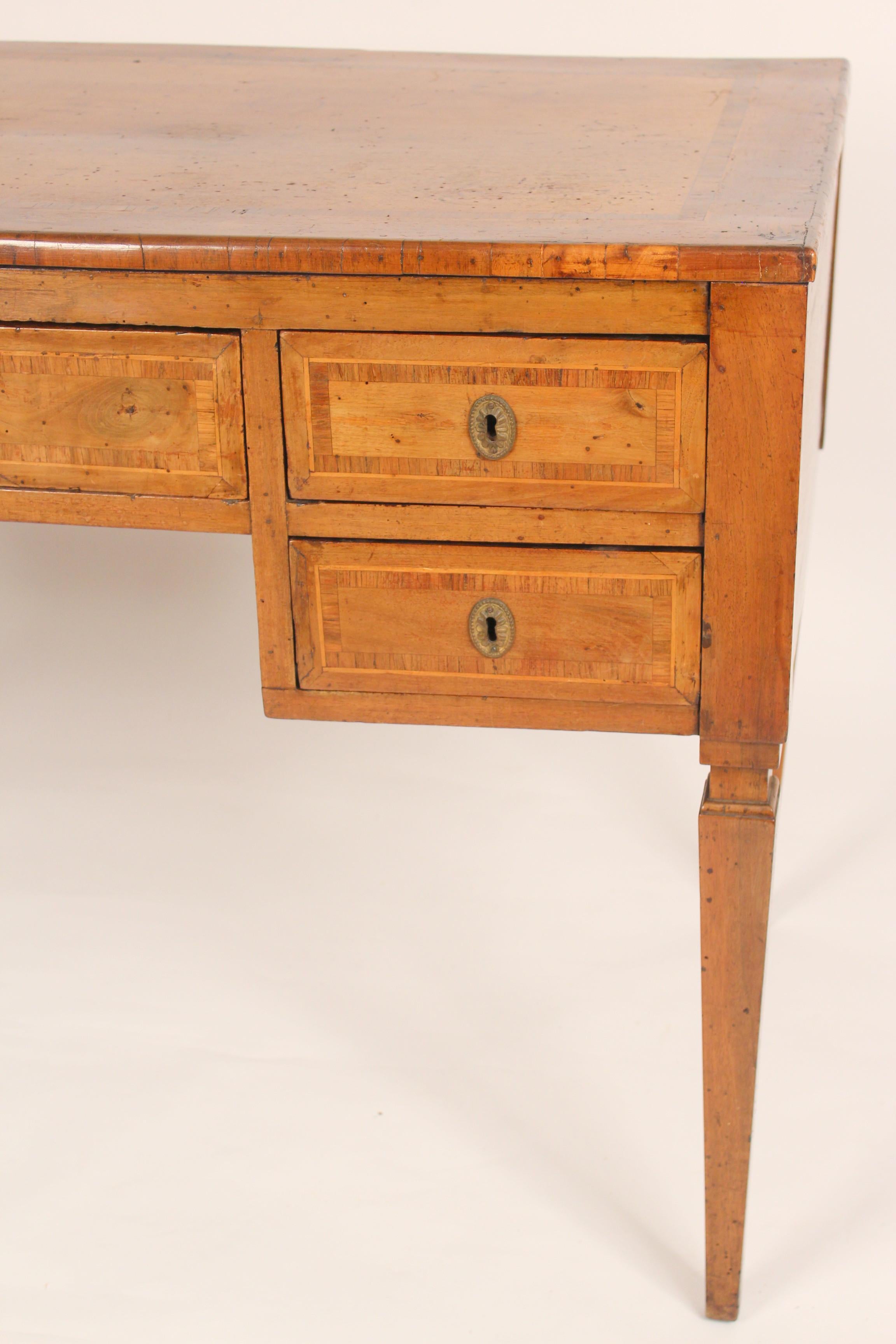 Antique Louis XVI Style Walnut Desk 3