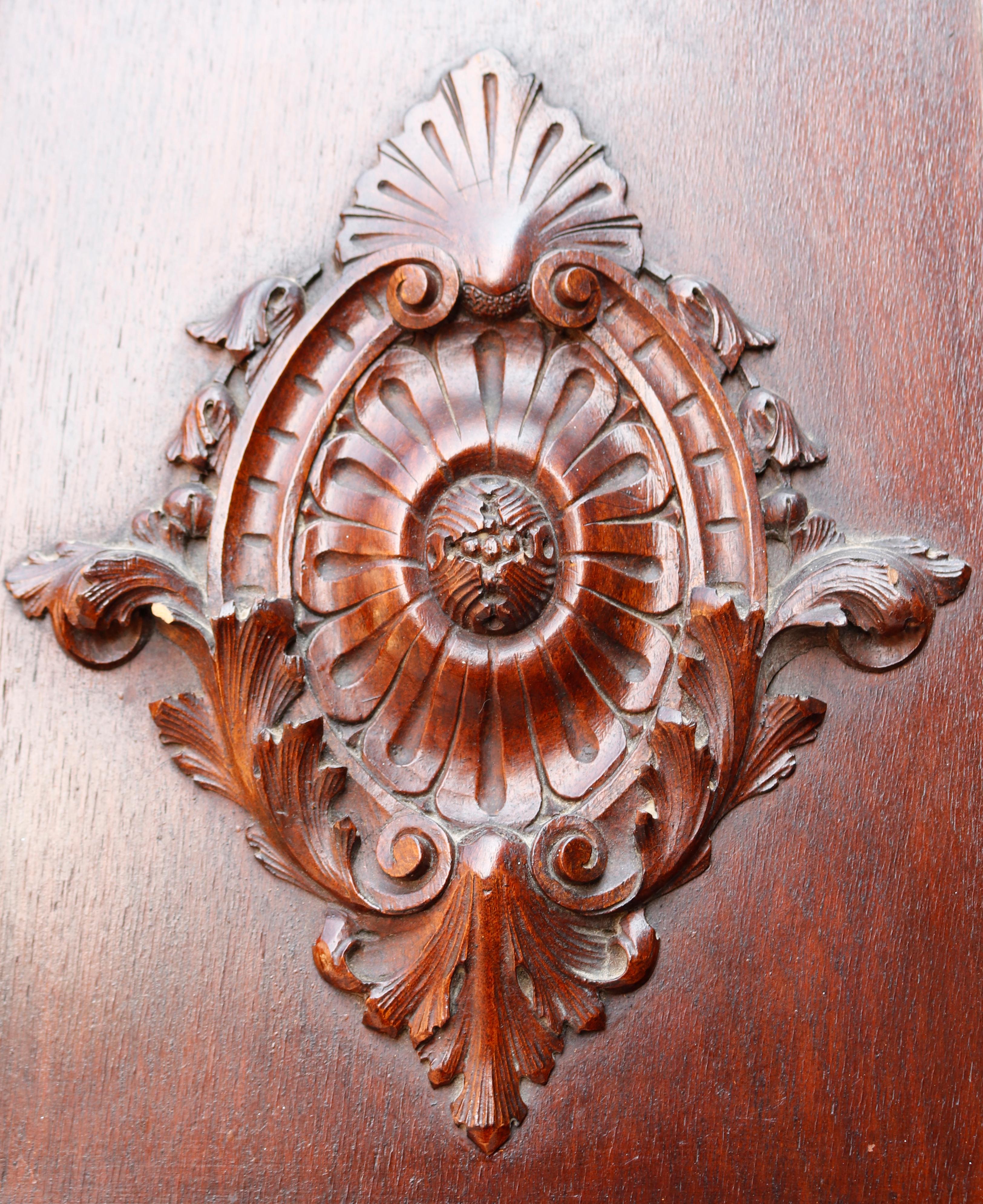 20th Century Antique Louis XVI Style Walnut Door For Sale